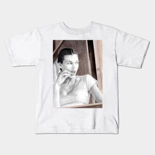 Breakfast with Milla Jovovich Kids T-Shirt